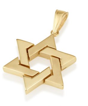 14K Gold Star of David