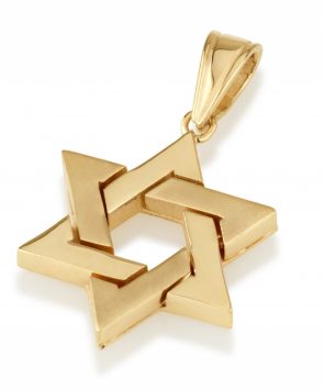 14K Gold Star of David