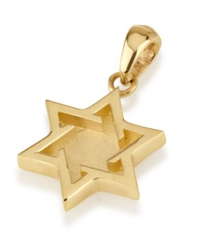 14K Gold Star of David