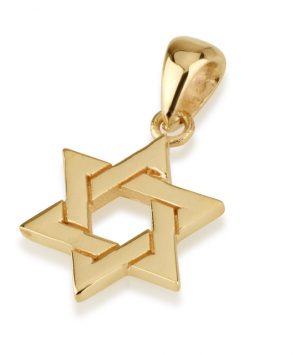 14K Gold Star of David