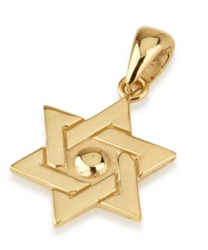 14K Gold Star of David