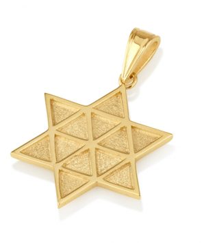 14K Gold Star of David